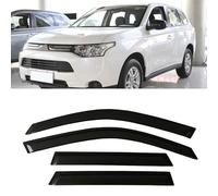 Car Side Window Rain Guards, Compatible with Mitsubishi OUTLANDER Sport 2010-2021 5 Door, Visor Weather Shield Wind Deflector Vent Modified Accessories,A