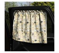 Car Side Window Shade Car Window Sunshade Cover Suction Cup Curtain Cartoon Universal Side Protection(4)