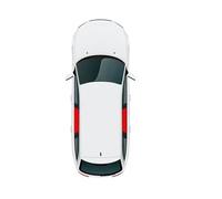 car side window shades For BMW For 3 Series For Touring For E91 For Wagon 2005-2014 Magnetic Curtain Mesh Front Windshield Frame Car Window Sunshade(2PCS REAR)