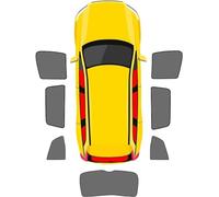 Car Side Window Shades for Jaguar I-PACE 2018-2023, Car Sunshade Visor, UV Protection, Sunscreen Window Breathable Mesh Covers Accessories,E 6-Side + Rear