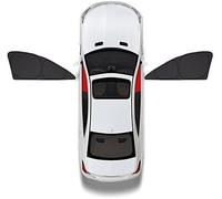 Car Side Window Shades for Mitsubishi Wing God 2007-2017, Opaque Magnetic Sun Shade Breathable Mesh Privacy Curtains Heat UV Protection,A/2pieces front