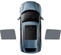 Car Side Window Shades for VW Polo V 2009-2017, Magnetic Clip-on Breathable Mesh UV Protection Sunshades Privacy Easy To Attach,B 2pcs Rear side window