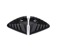 Car Side Window Spoiler Cover For SEAT For Leon MK2 2008-2012 Rear Triangle Louver Air Splitter Trim Car Accessories(Gloss Black)