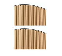 Car Side Window Sun Shade 2/4piece Car Side Window Sun Shade Automatic Telescopic Curtain Foldable Heat Shield UV Blocking Privacy for Sedan SUV(LightBrown Rear 2pc)