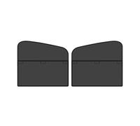 Car Side Window Sun Shade for Alfa Romeo 156 159 Mito Giulia Stelvio Giulietta Curtain Foldable Removable Sunshade UV Protection Curtains Heat Insulation Privacy,A pair in the front row