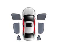 Car Side Window Sun Shade For VW For TOUAREG 7L 2002-2010 Magnetic Car SunShade Front Windshield Curtain Rear Side Baby Window Mesh Sun Shade Visor(6PCS)