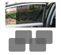 Car Side Window Sunshade, 4 PCS Static Cling Films Stickers Sun Shade UV Rays Privacy Protector, Reuseable Washable Sun Shade for Most Cars, Vhicles, SUV