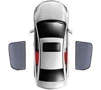 Car Side Window Sunshades for Audi Q3 2019-2024, Front Rear Block UV Rays Glare Privacy Protection Mesh Curtain.