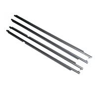 Car Side Window Weatherstrip Lass Strip Sealing Waterproof for Toyota for Vios 02-07 08-13 14-18(2014-2018)