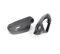 Car Side Wing Mirror Cover For A4 B8.5 S4 2013-2016 A5 S5 2010-2016 A3 8P 2010-2013 For RS3 For RS4 For RS5 Carbon Fiber Rear View Mirror Cover Replacement Caps(B)