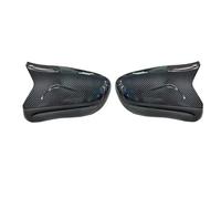 Car Side Wing Mirror Cover For Lexus IS F 220d 250 300 350 XE20 2006-2012 Cover The Rearview Mirror With Decorative Sharp Angle Style Protective Rearview Mirror Caps(Carbon fiber pattern)