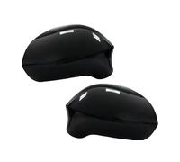 Car Side Wing Mirror Cover For Seat For Ibiza 6J For MK4 08-17 Gloss Black Door Wing Mirror Cover Caps Left +Right