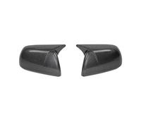 Car Side Wing Mirror Cover For Toyota For Highlander U40 2008-2013 Paste And Install The Decorative Frame Of The Bright Black Side Mirror Rearview Mirror Caps(Carbon fiber pattern)
