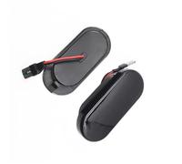Car Signal Indicator Car Turn Signal Light Waterproof Side Marke Replacement Lamp For Skoda For 1U 1996-2010 OEM: 4M5A13K309AA part(Smoked black)