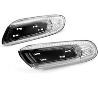 Car Signal Light Assemblies Side Mirror Indicator Light for BMW For Mini For Cooper F55 F56 F57 2014-2017(White)