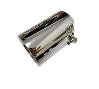 Car Silencers Exhaust Muffler Auto Parts Exhaust Pipe Tail Caudal Bill Stainless Steel Fit For M2 M3 M4 M5 M6 Bmw F87(Silver 67mm-89mm)