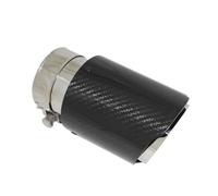 Car Silencers Exhaust Muffler Car Universal Carbon Fiber Muffler Tip Exhaust System Pipe Mufflers Nozzle Straight Stainless(63mm-114mm)