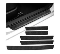 Car Sill Protectors Sticker, for Hyundai Tucson N Line 2022-2024 2025 5 Pcs Carbon Fiber Protectors Strips, Suitable for Bumper Trunk Kick Plates,B