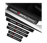 Car Sill Protectors Sticker, for VW Golf VII 7|Golf 7 GTE/Golf GTD 2011-2020 5 Pcs Carbon Fiber Protectors Strips, Suitable for Bumper Trunk Kick Plates,A