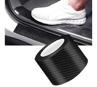 Car Sill Protectors Strips for Audi Q5 2008-Present, Car Carbon Fiber Protect the bumpe Scratch Protection Device Black Door Edge Protection Sticker,1.2In x 16.4Ft