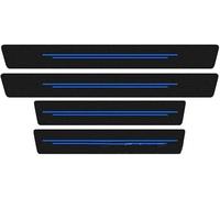 Car Sill Protectors Strips for Ferrari 296 | 12Cilindri | Amalfi | Daytona SP3 | F80 | SF90, Durable Waterproof Threshold Protective Welcome Pedal Protector Cover,A/Blue Line