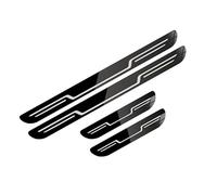 Car Sill Protectors Strips for Honda CRV 5 Seats 2017- Car Door Sill Protector, Welcome Pedal Protector Cover Car Accessories Decorative Strips, 4PCS,Black