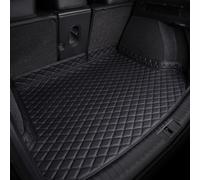 Car Single Leather Trunk Mat for Ford Mustang 2001-2014, Trunk Mat Single Piece Waterproof Wear-Resistant Auto Rear Cargo Liner Accessories,D Black