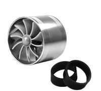 Car Single Sided Turbo Automobile Intake Vehicle Engine Turbocharger Power Modification Accessories(Silver)