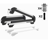 Car Ski Rack For Roof Bars 4 Pairs Of Skis Or 2 SNOWBOARDS Menabo Iceberg
