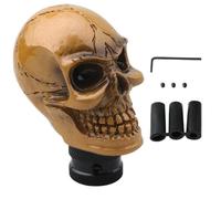 Car Skull Shifter Knob - Manual Automatic Shift Knob Skull Shape | Resin Lever Handle Skeleton Decoration Wide Fit Supplies for Halloween Road Trips Travel Family Outings