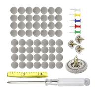 Car Sky Repair Kit - 60 Piece Roof Rivets, Car Sky Buttons, Ceiling Fixing Clips, Complete Set of Installation Tools