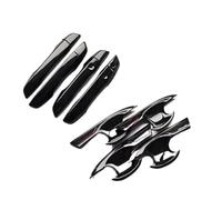 Car Sliding Door Handle Car Exterior Door Handle Bowl Cover Trim for Civic 2016 2017 2018 1.5T Styling Moulding ABS Carbon Fiber Printed