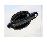 Car Sliding Door Handle for Golf for MK4 5 2000-2008 Carbon Fiber Printed Exterior Side Door Handle Cover Door Bowl Trim Moulding Frame Bezel