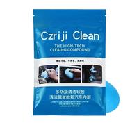 Car Slime Cleaner - Sticky Gel Putty, Strong Dust Removal, Reusable Detailing Compound with Flexible Grip Structure, Interior Maintenance Solution, Automatic Ventilation, Dashboard, Ta