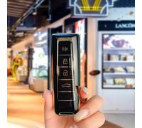 Car Smart Key fob Protector Key Box Key Fob Shell Accessories Keyless Entry Remote Control Attachment fob Holder Key Sleeve，for Great Wall GWM WEY WEY-X WEY-S WEY-GT VV7 GT (Black)