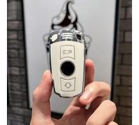 Car Smart Key Fob Shell Accessories Keyless Entry Remote Control Attachment，for BMW E90 E60 E70 E87 3 5 6 Series M3 M5 X1 X5 X6 Z4 E71 E72 E88 E89 E91 E92 Accessories (White)