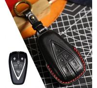 Car Smart Key Fob Shell Accessories Keyless Entry Remote Control Attachment，for Changan 4 Button Unit CS75 X7 Cs55 Cs75 (5 Button Black)