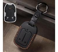 Car Smart Key Fob Shell Accessories Keyless Entry Remote Control Attachment，for Chevy Chevrolet Silverado Suburban Tahoe GMC Yukon/Yukon XL Terrain Acadia (Black-1)