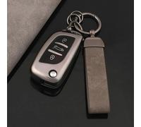 Car Smart Key Fob Shell Accessories Keyless Entry Remote Control Attachment，for Citroen C2 C3 C4 C5 C6 C8 DS4 for Peugeot 107 207 306 307 407 308 607 (Grey Set 3)