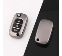Car Smart Key Fob Shell Accessories Keyless Entry Remote Control Attachment，for Renault Megane 2 Fluence Clio for Mercedes for Lada Vesta Granta XRay Kalina Priora (Grey only case)