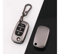 Car Smart Key Fob Shell Accessories Keyless Entry Remote Control Attachment，for Renault Megane 2 Fluence Clio for Mercedes for Lada Vesta Granta XRay Kalina Priora (Grey Set 1)