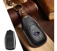 Car Smart Key Fob Shell Accessories Keyless Entry Remote Control Attachment，for Subaru Legacy XV Forester Outback BRZ SIT (3button Black)