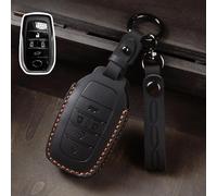 Car Smart Key Fob Shell Accessories Keyless Entry Remote Control Attachment，for Toyota Tacoma Fortuner Corolla Venza Grand Highlander RAV4 XSE Prime Land Cruiser Hilux 2023 2024 (Black-3)