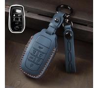Car Smart Key Fob Shell Accessories Keyless Entry Remote Control Attachment，for Toyota Tacoma Fortuner Corolla Venza Grand Highlander RAV4 XSE Prime Land Cruiser Hilux 2023 2024 (Blue-5)