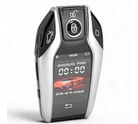 Car Smart Key with LCD Touch Screen | Keyless Entry Remote Fob, Bluetooth 5.0, Zinc Alloy Frame, Anti-Lost Feature, For One Start Cars
