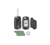 Car Smart Remote Key 2 Button 43hz Pfc7961a Chip Compatible With Renault Clio Iii Clio 3 Kangoo Master Modus Twingo 2006-2016-black
