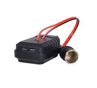 Car Smokers Lighters - Portable 18-21V Socket Battery Connector for Road, Driving Adventures with Easy Plug In Function, Camping Lighters Device for Motorcycle, Truck, RV, Commuting, 4.13in