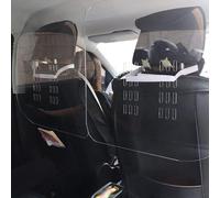 Car Sneeze Guard Partition - Clear Protective Screen for Taxi & Vehicle Drivers | 60x60cm Universal Safety Shield