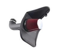Car Snorkel Air Intake Cold Air Intake System Kit Heat Shield Red Filter 2010-2011 2012 2013 2014 2015 For Chevrolet For Camaro For SS 6.2L Naturally Aspirated(Black)