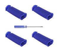 Car Snorkel Soft Velvet Roller Suction Head Blue Hose Replacement Home Cleaning Vacuum Cleaner Parts for V6 V7 V8 V10 V11 Air Intake Turbo Hose(5Piece)